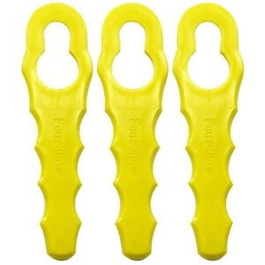 Lot de 100 Lames de Rechange compatible pour Ryobi Coupe Bordure, Têtes Double Lames Dentelées RAC155 RAC157 RAC158- - ZVD