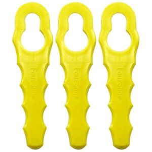 Lot de 100 Lames de Rechange compatible pour Ryobi Coupe Bordure, Têtes Double Lames Dentelées RAC155 RAC157 RAC158- - ZVD
