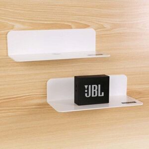 ZVD White Wall Shelf Set of 2, Easily Expand Wall Space - 9