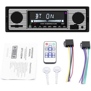 Tlily - 1 din Retro Car Stereo Audio Automotive Bluetooth with usb usb/sd/aux Card fm MP3 Player pc Type:ISO-5513 Tlily - 1 din Retro Car Stereo Audio Automotive Bluetooth with usb usb/sd/aux Card fm MP3 Player pc Type:ISO-5513
