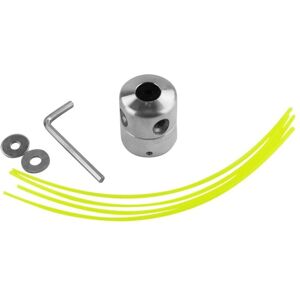 CYSLMUK 2 Pack Universal Aluminum Brush Cutter Heads Double Nylon Line Head Line Spool Brush Cutter Accessory CYSLMUK 2 Pack Universal Aluminum Brush Cutter Heads Double Nylon Line Head Line Spool Brush Cutter Accessory