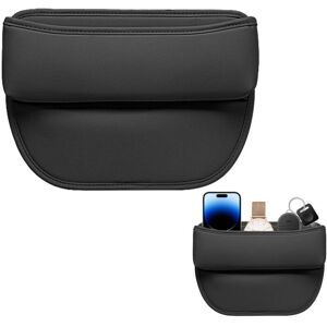 Linghhang - 1 pc (Black) Car Storage Bag, Car Seat Gap Organizer Bag, pu Leather Front Seat Console Pocket for Phone, Key, Card, Glasses, Wallet Linghhang - 1 pc (Black) Car Storage Bag, Car Seat Gap Organizer Bag, pu Leather Front Seat Console Pocket for Phone, Key, Card, Glasses, Wallet