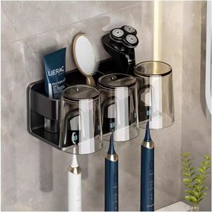 SERBIA 1 pc (noir)Porte Brosse à Dents Electrique,Porte Brosse à Dents Mural,Auto-Adhésif Porte Brosse à Dents Electrique, Porte Dentifrice Rasoir SERBIA 1 pc (noir)Porte Brosse à Dents Electrique,Porte Brosse à Dents Mural,Auto-Adhésif Porte Brosse à Dents Electrique, Porte Dentifrice Rasoir