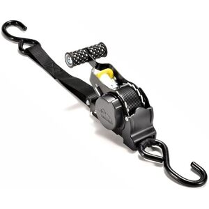 COOCHEER 10' 1" Heavy Duty Self Retracting Ratchet Strap with S Hook COOCHEER 10' 1" Heavy Duty Self Retracting Ratchet Strap with S Hook