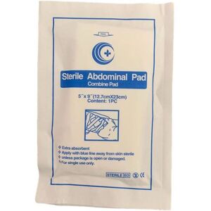 COOCHEER 10 Pack Non-Woven Medical Gauze Pads, Hemostatic Abdominal Pads ABD 12.7 x 23 cm 5 x 9 inches COOCHEER 10 Pack Non-Woven Medical Gauze Pads, Hemostatic Abdominal Pads ABD 12.7 x 23 cm 5 x 9 inches