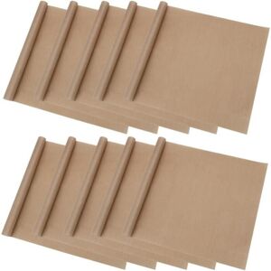 Cyslmuk - 10 Pack Teflon Baking Sheets, Reusable Non-Stick Oven Liner 50 x 40cm for bbq Cooking, Heat Transfer, Heat Resistance up to 270°C. Cyslmuk - 10 Pack Teflon Baking Sheets, Reusable Non-Stick Oven Liner 50 x 40cm for bbq Cooking, Heat Transfer, Heat Resistance up to 270°C.