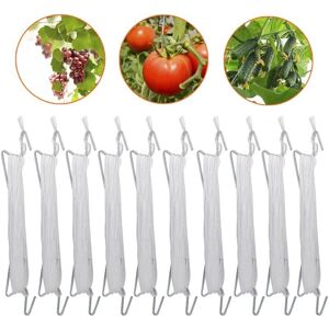 10 Pack Tomato Hooks with String, Tomato Cucumber Greenhouse for Other Vegetables, 10 m White String YMYNY 10 Pack Tomato Hooks with String, Tomato Cucumber Greenhouse for Other Vegetables, 10 m White String YMYNY