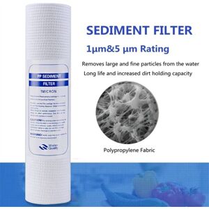 Tlily - 10 pcs Universal Water Filter pp Cotton , 1 Micrometre Tlily - 10 pcs Universal Water Filter pp Cotton , 1 Micrometre