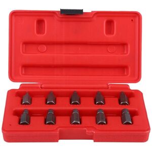 BEIJIYI 10 Pieces 3.2-10.3mm Multi-Slot Hex Head Screw Extractor Set for Removing Rust Damaged Screws BEIJIYI 10 Pieces 3.2-10.3mm Multi-Slot Hex Head Screw Extractor Set for Removing Rust Damaged Screws