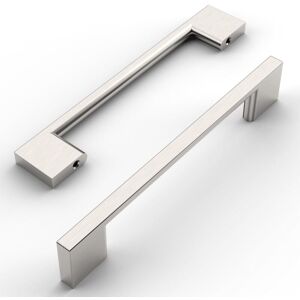 WOIYIC 10 Pieces Brushed Steel Kitchen Cabinet Handles 128mm Zinc Alloy Silver Furniture Handles with Screws, for Desks, Drawers, Cabinets, Cupboard WOIYIC 10 Pieces Brushed Steel Kitchen Cabinet Handles 128mm Zinc Alloy Silver Furniture Handles with Screws, for Desks, Drawers, Cabinets, Cupboard