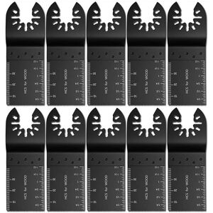 Serbia - 10 pieces de lame de scie en acier a haute teneur en carbone de 34 mm, lame de scie multifonction, ensemble d'accessoires pour machine a Serbia - 10 pieces de lame de scie en acier a haute teneur en carbone de 34 mm, lame de scie multifonction, ensemble d'accessoires pour machine a