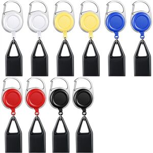 Tlily - 10 Pieces Retractable Lighter Clip Assorted Color Holder Keychain with Classic Cover, Single Tlily - 10 Pieces Retractable Lighter Clip Assorted Color Holder Keychain with Classic Cover, Single