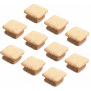 CYSLMUK 10 Pieces Square Wood Knobs Wooden Cabinet Handles Wardrobe Pull Dresser Knobs Cupboard Furniture Handles Hardware CYSLMUK 10 Pieces Square Wood Knobs Wooden Cabinet Handles Wardrobe Pull Dresser Knobs Cupboard Furniture Handles Hardware