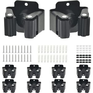 COOCHEER 10 Pieces Wall Broom Hanger, Wall Broom Holder, Adjustable Broom Holder, Garden Tool Holder, Non-Slip Holder with Mounting Hardware for Laundry Room, COOCHEER 10 Pieces Wall Broom Hanger, Wall Broom Holder, Adjustable Broom Holder, Garden Tool Holder, Non-Slip Holder with Mounting Hardware for Laundry Room,