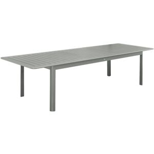 10-seater aluminium extendable garden table, khaki, 227/290 x 100 x 75 cm - Seattle sweeek 10-seater aluminium extendable garden table, khaki, 227/290 x 100 x 75 cm - Seattle sweeek