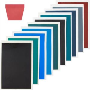 TLILY 10 Sheets of Engraved Colored Paper with Friction Plate 0.3 mm Thick Engraving Marking for Ceramic Glass TLILY 10 Sheets of Engraved Colored Paper with Friction Plate 0.3 mm Thick Engraving Marking for Ceramic Glass