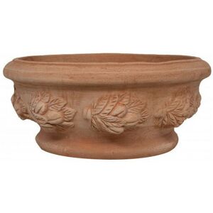 Biscottini - Terracotta Bowl 100% Made in Italy Entirely Handmade Outdoor Vase Biscottini - Terracotta Bowl 100% Made in Italy Entirely Handmade Outdoor Vase