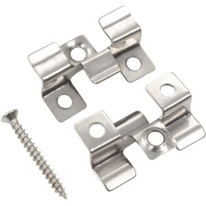 100 pcs Decking Clips with 200 Screws Stainless Steel Vidaxl 100 pcs Decking Clips with 200 Screws Stainless Steel Vidaxl