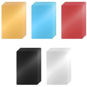 TLILY 100 Pcs Metal Engraving Blanks Colorful Aluminum Sheet 86x54x0.2mm TLILY 100 Pcs Metal Engraving Blanks Colorful Aluminum Sheet 86x54x0.2mm