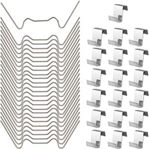 AIPERQ 100 Pieces 50 Glass Clamps w Metal Clips and 50 Overlapping z Clips for Greenhouse Glass Replacement Accessories Greenhouse Glass Clips Stainless AIPERQ 100 Pieces 50 Glass Clamps w Metal Clips and 50 Overlapping z Clips for Greenhouse Glass Replacement Accessories Greenhouse Glass Clips Stainless