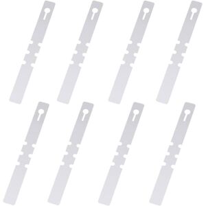 WOIYIC 100 Pieces Plastic Plant Tags, Plastic Tree Tags, Wrap Around Hanging Plant Labels, Waterproof Garden Tags (White, 2x20cm) WOIYIC 100 Pieces Plastic Plant Tags, Plastic Tree Tags, Wrap Around Hanging Plant Labels, Waterproof Garden Tags (White, 2x20cm)