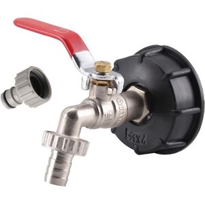 Galozzoit - 1000L ibc adapter, ibc tank adapter, S60X6 tank adapter, brass, garden tap, 1/2 inch heating oil hose connection Galozzoit - 1000L ibc adapter, ibc tank adapter, S60X6 tank adapter, brass, garden tap, 1/2 inch heating oil hose connection