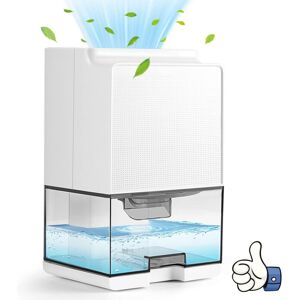Cyslmuk - 1000ml Home Dehumidifier, Air Dehumidifier, Auto Shut-Off, Auto Defrost and Quiet Cyslmuk - 1000ml Home Dehumidifier, Air Dehumidifier, Auto Shut-Off, Auto Defrost and Quiet