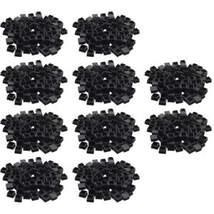 TLILY 1000Pcs Plastic Square Tube Inserts End Blanking Caps 20mm x 20mm Black TLILY 1000Pcs Plastic Square Tube Inserts End Blanking Caps 20mm x 20mm Black