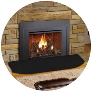 Linghhang - 100x150cm Fireproof Fiberglass Fireplace Mat for Indoor Fireplace Stove Protection Linghhang - 100x150cm Fireproof Fiberglass Fireplace Mat for Indoor Fireplace Stove Protection