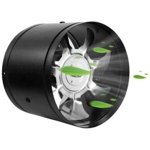 Mumu - 100mm Industrial Metal Exhaust Fan 140m³/h Wall Mounted for Bathroom Basement Garage Grow Tent (Black) Mumu - 100mm Industrial Metal Exhaust Fan 140m³/h Wall Mounted for Bathroom Basement Garage Grow Tent (Black)