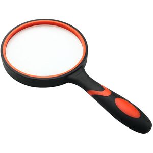 Linghhang - 100mm Reading Magnifier Large Magnification Portable 10X with Non-Slip Soft Rubber Handle 100mm Diameter for Reading Books Real Glass for Linghhang - 100mm Reading Magnifier Large Magnification Portable 10X with Non-Slip Soft Rubber Handle 100mm Diameter for Reading Books Real Glass for