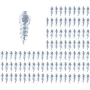 TLILY 100PCS 12mm Tire Studs Carbide Screw Snow Spikes Anti-Slip Anti-Ice for Car/SUV/ATV/UTV Car Stud TLILY 100PCS 12mm Tire Studs Carbide Screw Snow Spikes Anti-Slip Anti-Ice for Car/SUV/ATV/UTV Car Stud