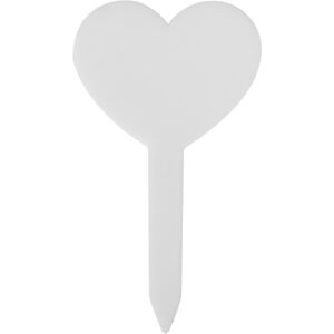 GROOFOO 100PCS Colors Gardening Label Heart shape Plant Label pvc Material Waterproof Durable White GROOFOO 100PCS Colors Gardening Label Heart shape Plant Label pvc Material Waterproof Durable White