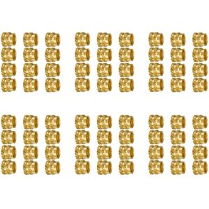 TLILY 100pcs M3 Thread Knurled Brass Threaded Heat Set Heat Resistant Insert Embedment Nut,M3x5x4,for 3D Printer Voron 2.4 etc TLILY 100pcs M3 Thread Knurled Brass Threaded Heat Set Heat Resistant Insert Embedment Nut,M3x5x4,for 3D Printer Voron 2.4 etc