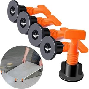 BEIJIYI 100pcs Reusable Ceramic Tile Leveling Brackets DIY Tool with 2 Wrenches BEIJIYI 100pcs Reusable Ceramic Tile Leveling Brackets DIY Tool with 2 Wrenches
