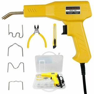 EURITECSA 100W Soudage Plastique Machine , Kit de Réparation de Pare-chocs de Voiture avec 400Pcs Agrafes, Pinces, Knife, Soudure Plastique Kit pour Reparer EURITECSA 100W Soudage Plastique Machine , Kit de Réparation de Pare-chocs de Voiture avec 400Pcs Agrafes, Pinces, Knife, Soudure Plastique Kit pour Reparer