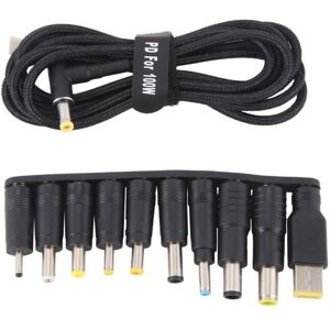 TLILY 100W Type C Laptop Power Adapter Connector Plug USB to Universal Charger Jack Charging Cable Cord for TLILY 100W Type C Laptop Power Adapter Connector Plug USB to Universal Charger Jack Charging Cable Cord for