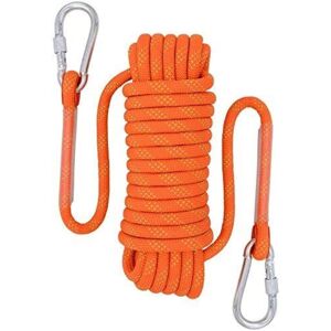 TINOR 10M Safety Rope Nylon Braided Safety Rope Anti-tear Mountaineering Rescue Rope,10mm Diameter Rope for Hiking TINOR 10M Safety Rope Nylon Braided Safety Rope Anti-tear Mountaineering Rescue Rope,10mm Diameter Rope for Hiking