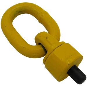 Securefix Direct - 10MM Grade 80 0.9 Ton Swivel Eyebolt With Link - 0.45T Lifting Rotating Hoisting Point Securefix Direct - 10MM Grade 80 0.9 Ton Swivel Eyebolt With Link - 0.45T Lifting Rotating Hoisting Point