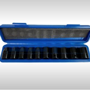 Toolzone - Impact Socket Set 10pc 1/2'' Drive Shallow Kit With Storage Case Heavy Duty SS125 Toolzone - Impact Socket Set 10pc 1/2'' Drive Shallow Kit With Storage Case Heavy Duty SS125