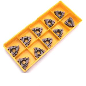 Tinor - 10pcs 16IR AG60 VP15TF Carbide Inserts cnc Turning Tools with Storage Box for Semi-Finishing and Finishing Steel Tinor - 10pcs 16IR AG60 VP15TF Carbide Inserts cnc Turning Tools with Storage Box for Semi-Finishing and Finishing Steel