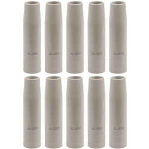 Tlily - 10pcs 200A Shielded Welding Coating Protection Nozzle Non-Stick Slag Machine Protective Tlily - 10pcs 200A Shielded Welding Coating Protection Nozzle Non-Stick Slag Machine Protective