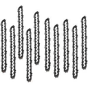 Tlily - 10PCS 6 Inch Chain and Guide Rail Set for Mini Saw Special Hardware Tool Tlily - 10PCS 6 Inch Chain and Guide Rail Set for Mini Saw Special Hardware Tool