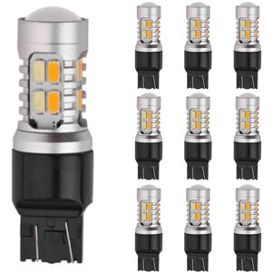Tlily - 10PCS Dual Color Led Bulb T20 7443 W21/5W 1157 BAY15D P21/5W T25 3157 P27/7W Car drl Turn Signal Reversing Brake Lamp c Tlily - 10PCS Dual Color Led Bulb T20 7443 W21/5W 1157 BAY15D P21/5W T25 3157 P27/7W Car drl Turn Signal Reversing Brake Lamp c