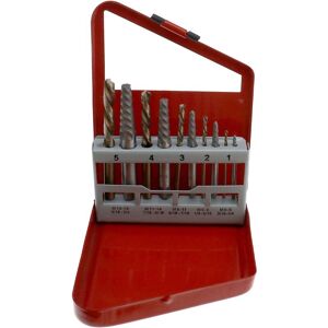 Memkey - 10-piece hss screw extractor set, left-hand cobalt drill bit, broken screw extraction tool with metal housing for removing broken, damaged Memkey - 10-piece hss screw extractor set, left-hand cobalt drill bit, broken screw extraction tool with metal housing for removing broken, damaged