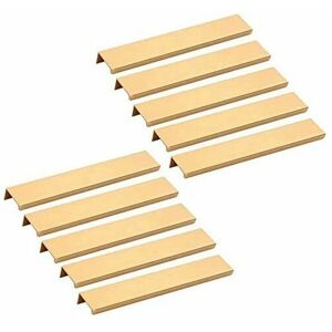 Soleil - 10pcs Invisible Furniture Handle -gold Kitchen Cabinet Drawer Furniture Handle 160MM Soleil - 10pcs Invisible Furniture Handle -gold Kitchen Cabinet Drawer Furniture Handle 160MM