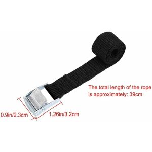 Coavas - 10pcs Tie Down Strap 239CM Fastening Kit for Motorcycle/Car/Bike Door Clamp Strap Max Load 500kg - Black Coavas - 10pcs Tie Down Strap 239CM Fastening Kit for Motorcycle/Car/Bike Door Clamp Strap Max Load 500kg - Black