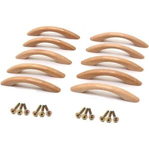 YMYNY 10pcs Wooden Kitchen Furniture Handles,Cupboard Handles Cupboard Pulls Arch Handles for Door Drawers mumu YMYNY 10pcs Wooden Kitchen Furniture Handles,Cupboard Handles Cupboard Pulls Arch Handles for Door Drawers mumu