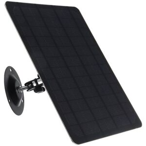 Linghhang - 10W 5V 2000mAh Micro usb Solar Panel 360 Degree Rotation Waterproof Monocrystalline Solar Panel Wall Mount Black Linghhang - 10W 5V 2000mAh Micro usb Solar Panel 360 Degree Rotation Waterproof Monocrystalline Solar Panel Wall Mount Black