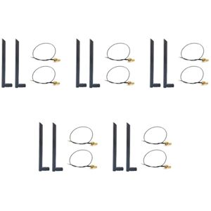 TLILY 10X Dual Band 6Dbi rp-sma + MHF4 Pigtail Cable Wireless WiFi Antenna for AX200 AC9260 ngff M.2 wifi / wlan Modules Card TLILY 10X Dual Band 6Dbi rp-sma + MHF4 Pigtail Cable Wireless WiFi Antenna for AX200 AC9260 ngff M.2 wifi / wlan Modules Card